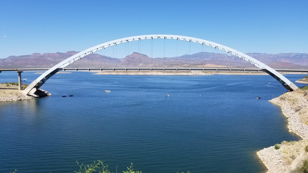 Roosevelt Lake Bridge near Phoenix, AZ