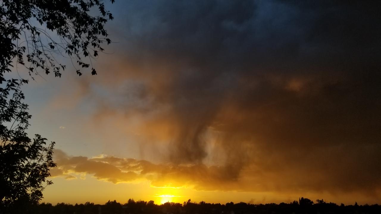 Stormy Sunset in Cortez, CO